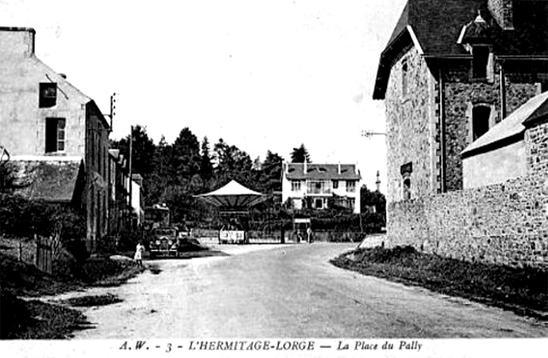 Ville de l'Hermitage-Lorge (Bretagne).