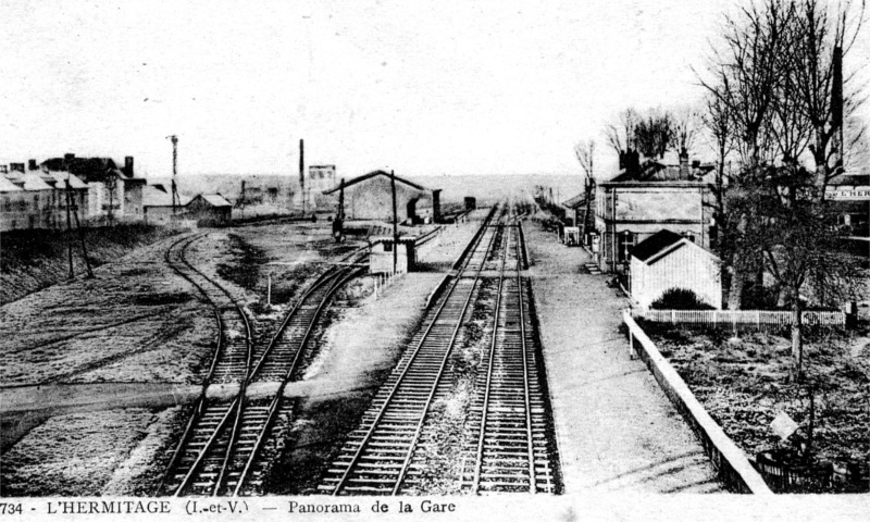 Gare de L'Hermitage (Bretagne).