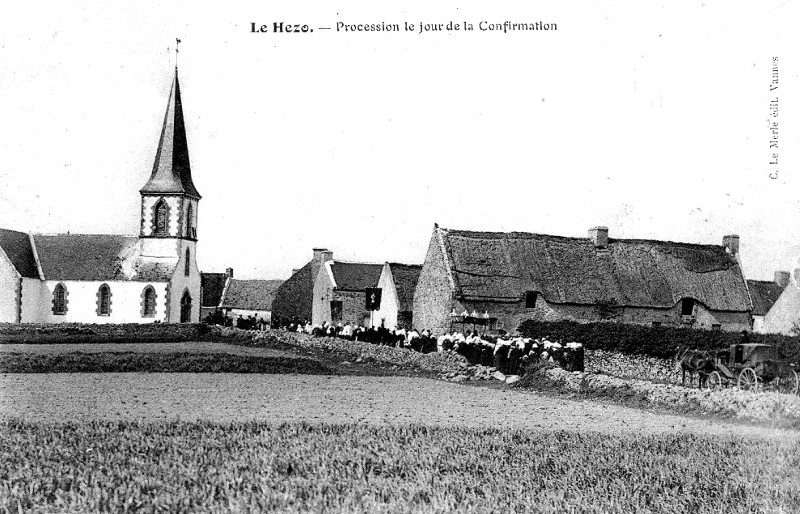 Eglise de Le Hézo (Bretagne).