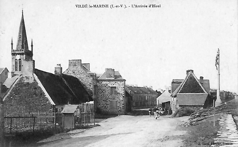 Ville d'Hirel (Bretagne).