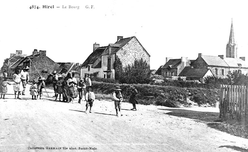 Ville d'Hirel (Bretagne).