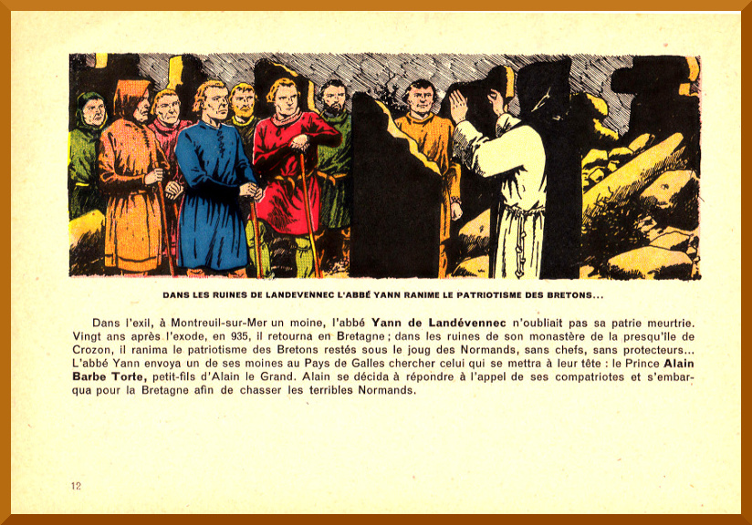 Dans les ruines de Landvennec l'abb Yann ranime le patriotisme des Bretons.