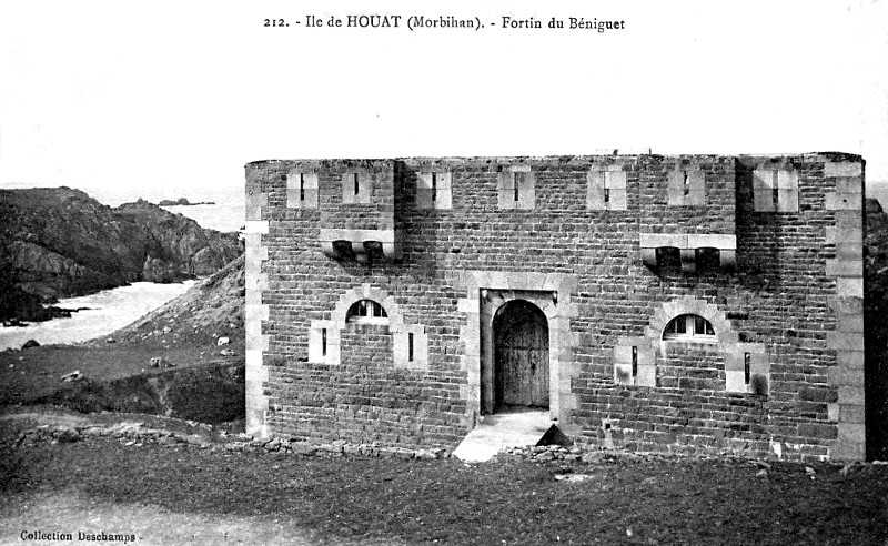 Fortin de Bniguet sur l'le d'Houat (Bretagne).