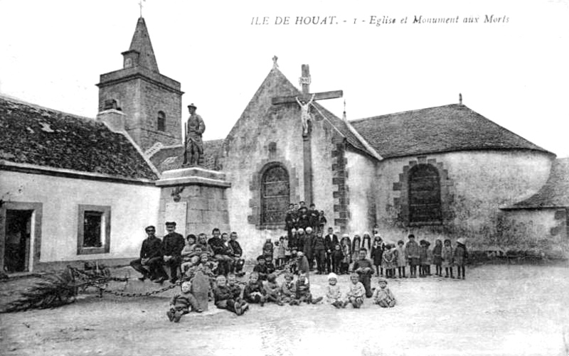 Eglise d'Houat (Bretagne).
