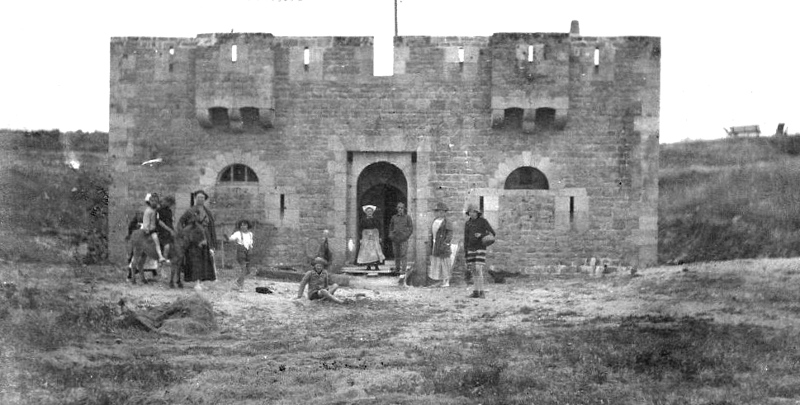 Fort d'En-tal sur l'le d'Houat (Bretagne).