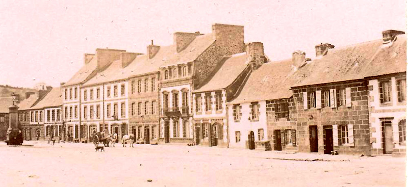 Bourg de Huelgoat (Bretagne).