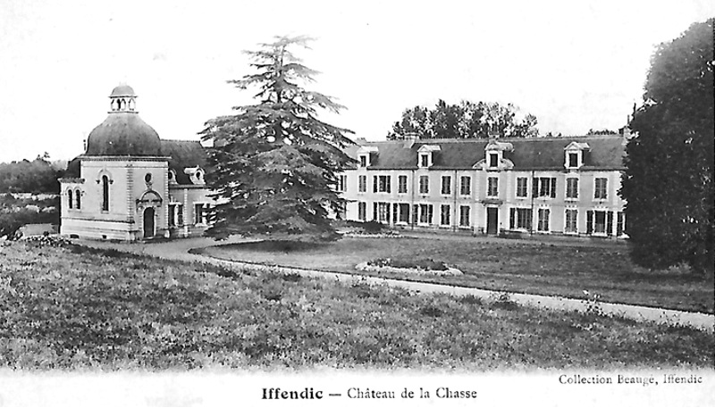 Ville d'Iffendic (Bretagne) : chteau de la Chassel.
