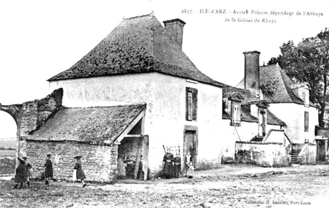 Ile d'Arz (Bretagne) : l'ancien prieur.