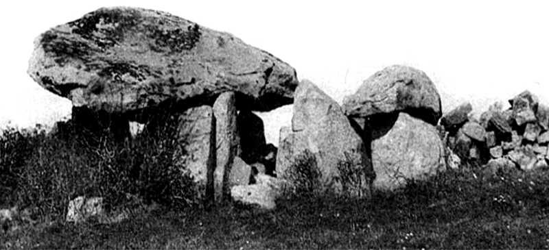 Dolmen de l'le aux Moines (Bretagne).