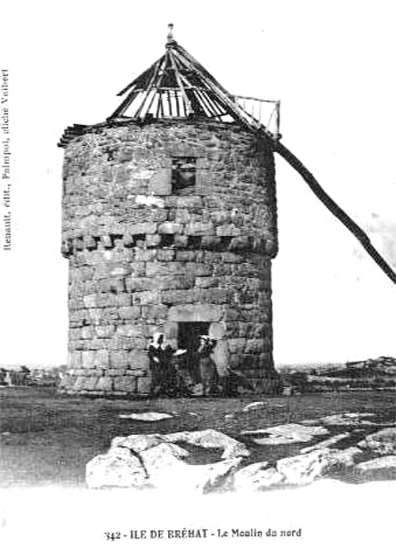 Moulin de l'le-de-Brhat (Bretagne).