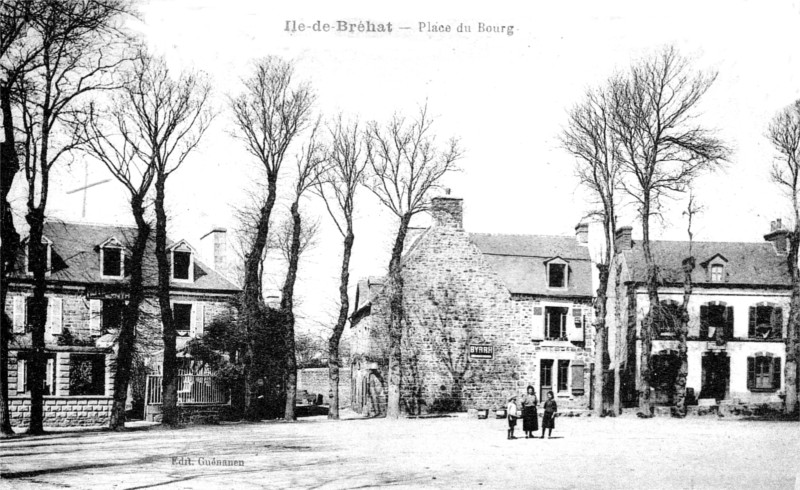 Bourg de l'le-de-Brhat (Bretagne).