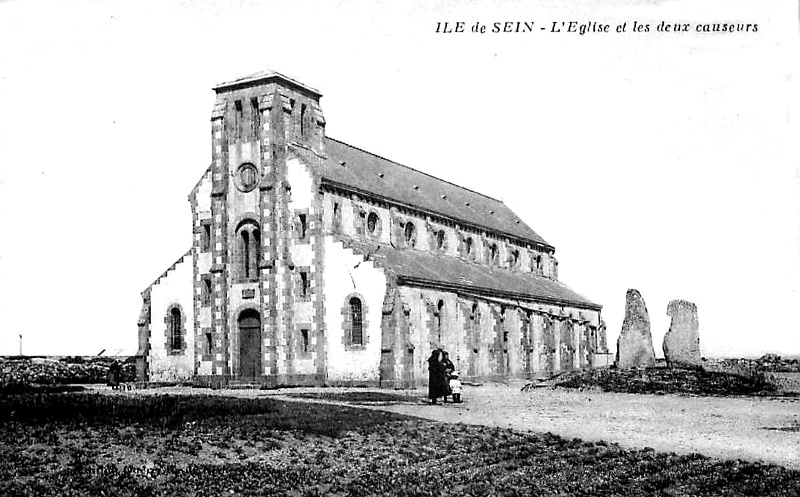 Eglise de l'île de Sein (Bretagne).