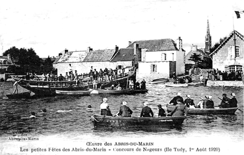 Ville de l'Ile-Tudy (Bretagne).