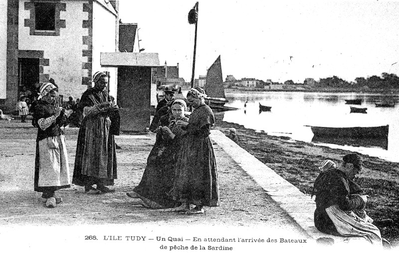 Ville de l'Ile-Tudy (Bretagne).