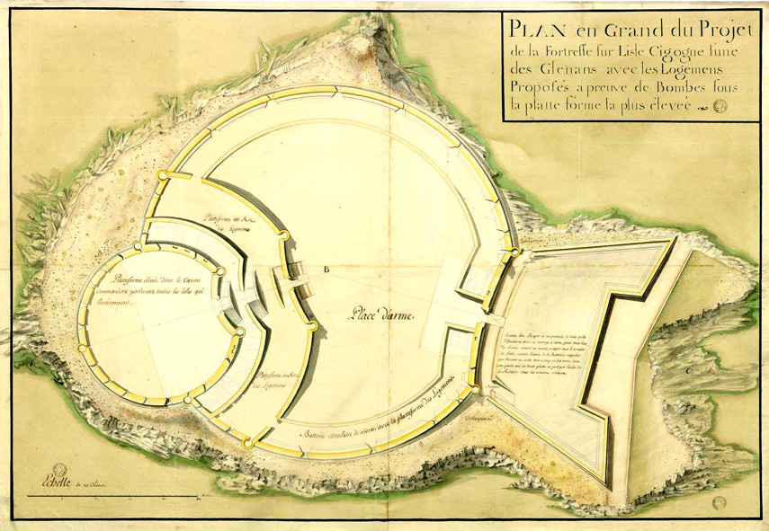 Les les Glnans : le fort Cigogne