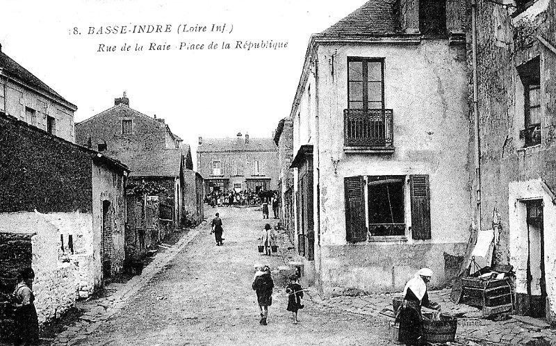 Ville d'Indre (Bretagne).