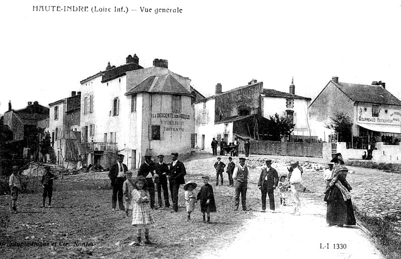 Ville d'Indre (Haute-Indre) en Bretagne.