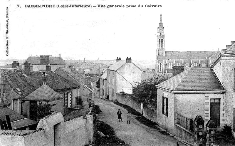 Ville d'Indre (Basse-Indre) en Bretagne.