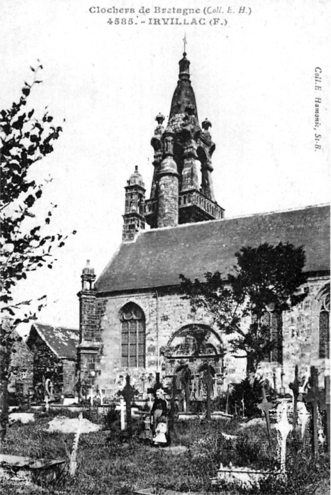 Eglise d'Irvillac (Bretagne).