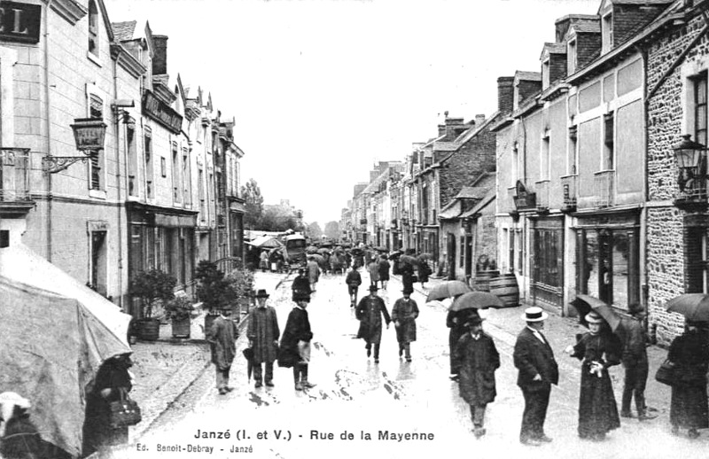 Ville de Janz (Bretagne).