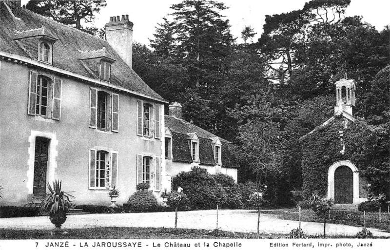 Chteau de la Jaroussaye  Janz (Bretagne).