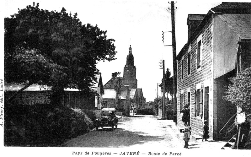 Ville de Javen (Bretagne).