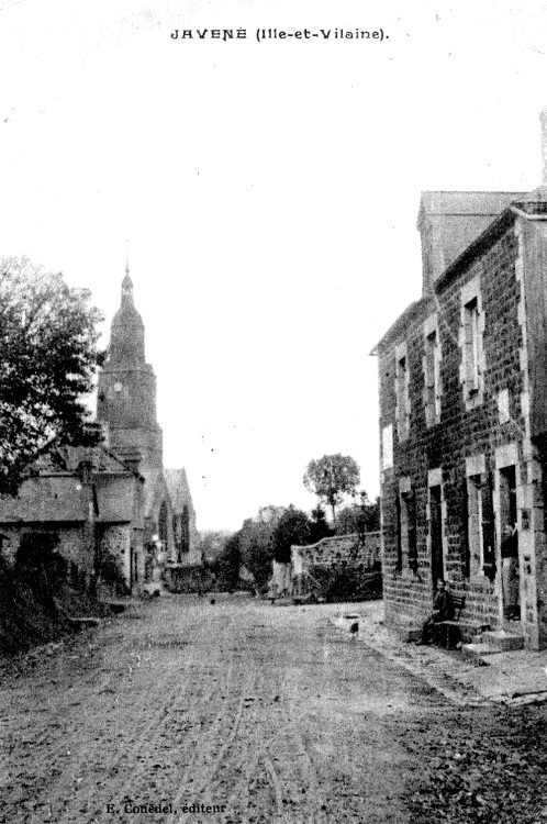 Ville de Javen (Bretagne).