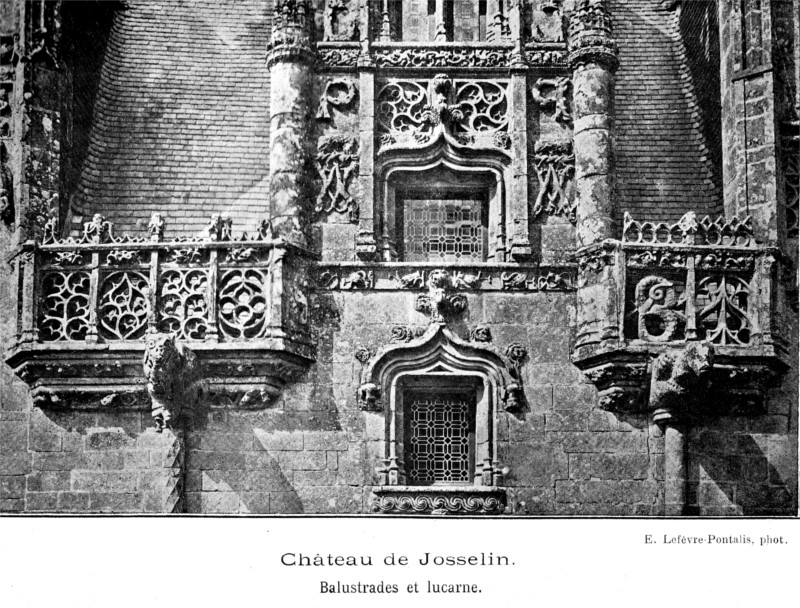 Chteau de Josselin (Bretagne).