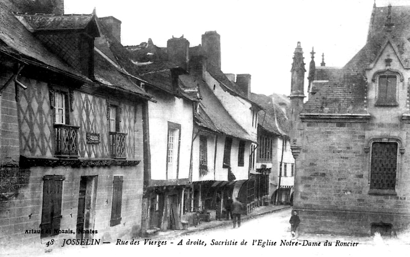 Ville de Josselin (Bretagne).