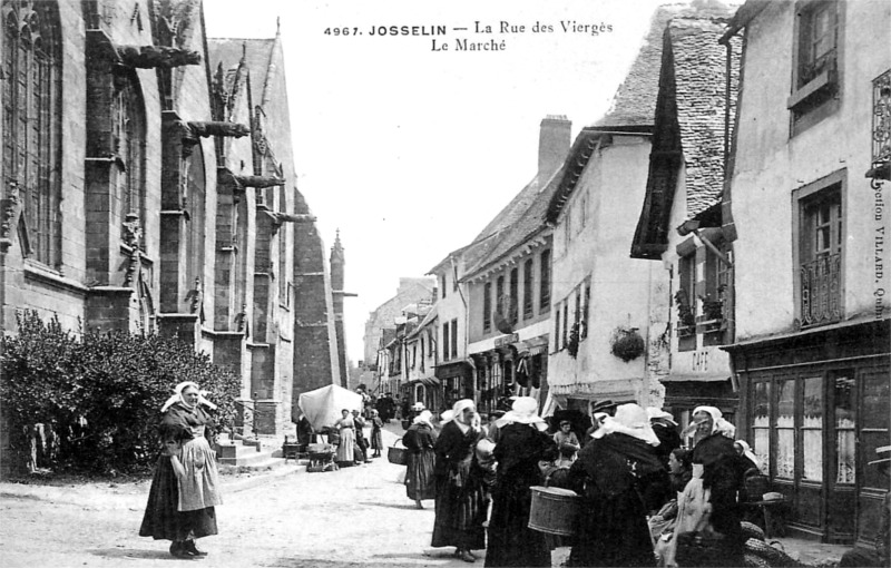 Ville de Josselin (Bretagne).