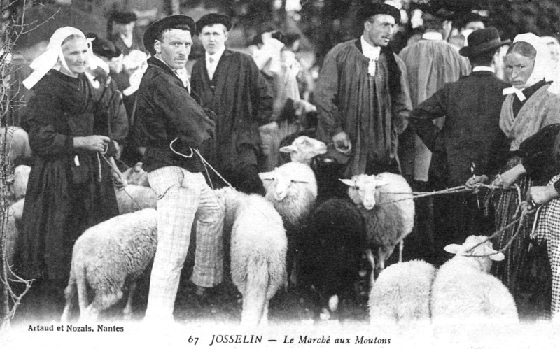 Ville de Josselin (Bretagne).