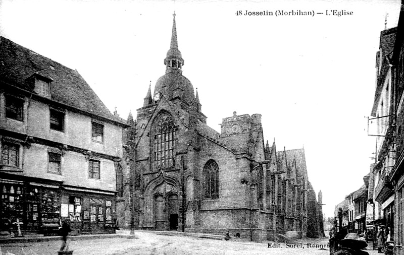 Eglise de Josselin (Bretagne).