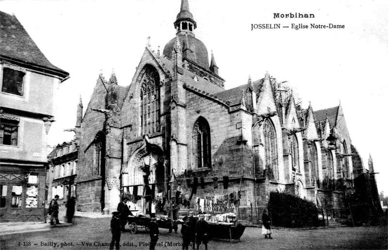 Eglise de Josselin (Bretagne).