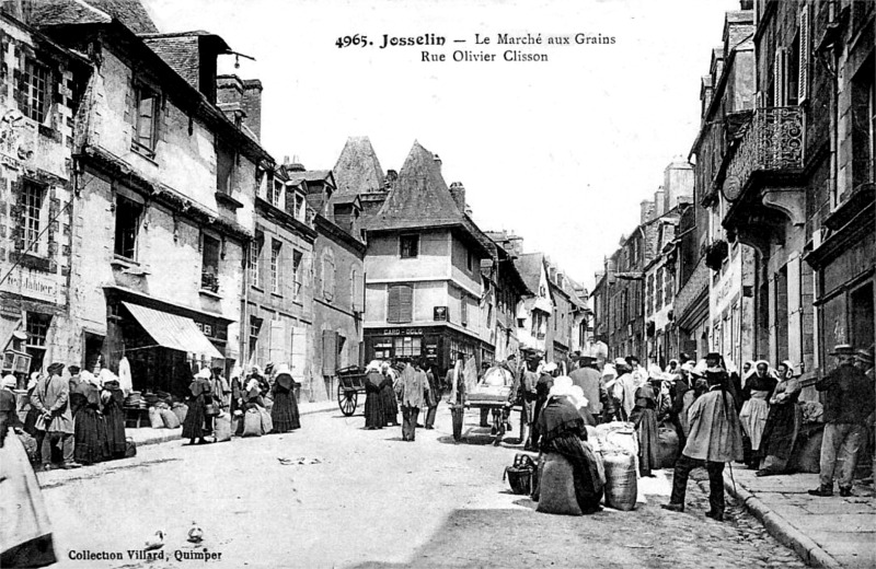 Ville de Josselin (Bretagne).