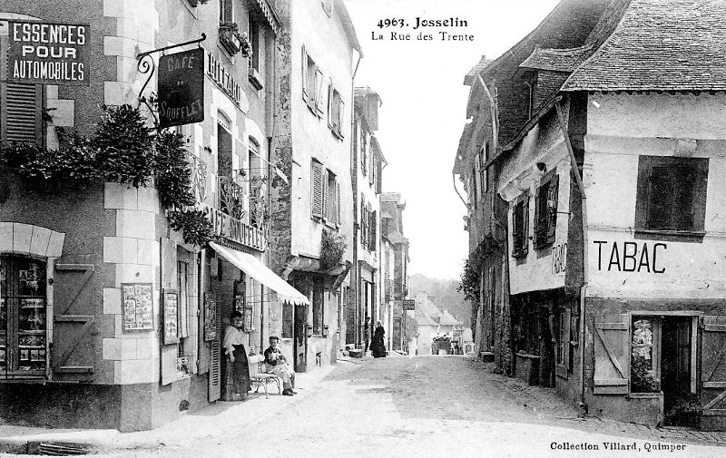 Ville de Josselin (Bretagne).