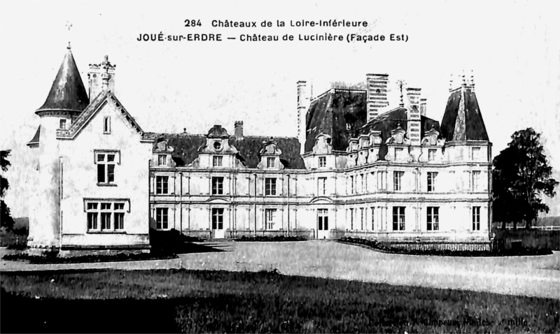 Château de Lucinière à Joué-sur-Erdre (anciennement en Bretagne).