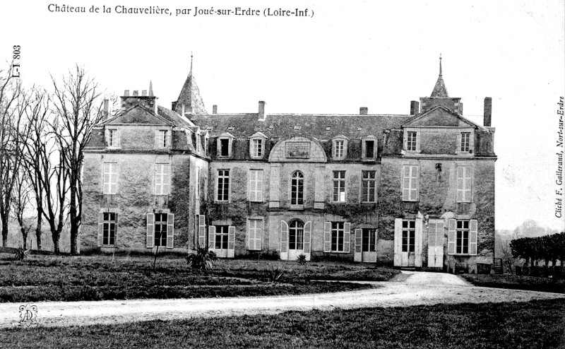 Château de la Chauvelière à Joué-sur-Erdre (anciennement en Bretagne).