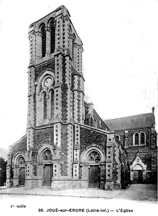 Eglise Saint-Lger de Jou-sur-Erdre (anciennement en Bretagne).