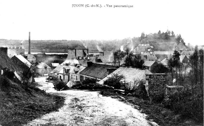 Ville de Jugon-les-lacs (Bretagne).