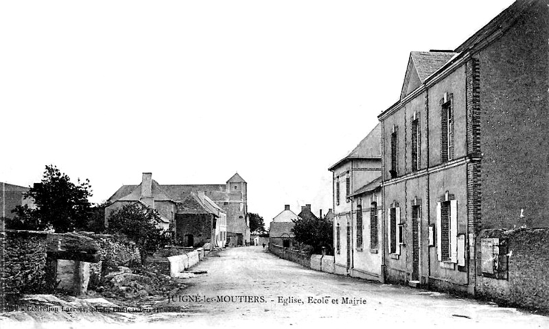 Ville de Juign-les-Moutiers (Bretagne).