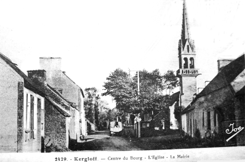 Ville de Kergloff (Bretagne).