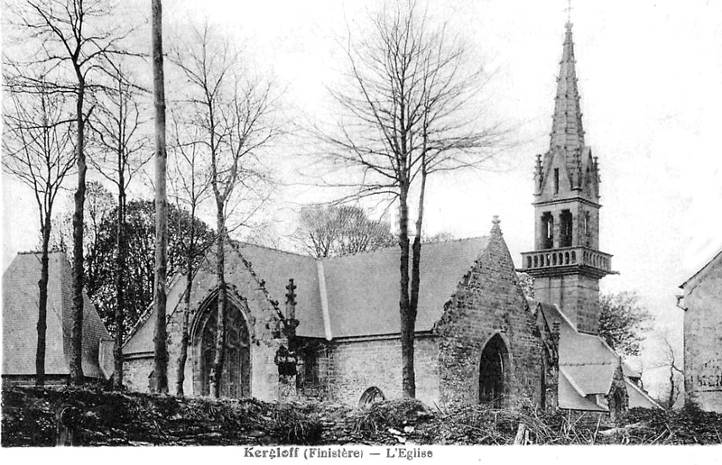 Eglise de Kergloff (Bretagne).