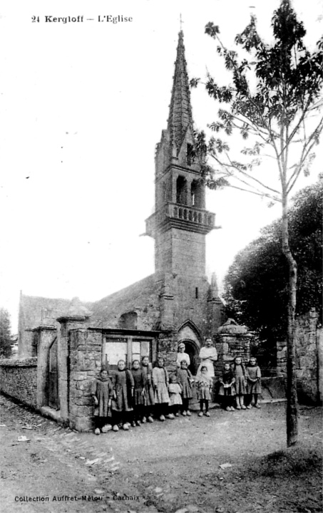 Ville de Kergloff (Bretagne).