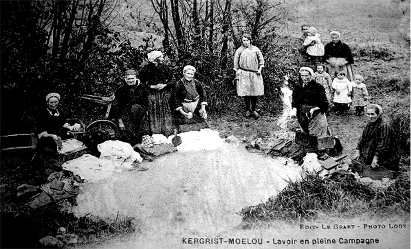 Lavoir de Kergrist-Molou (Bretagne).