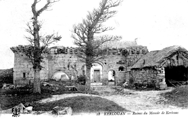 Manoir de Kerivoaz à Kerlouan (Bretagne).