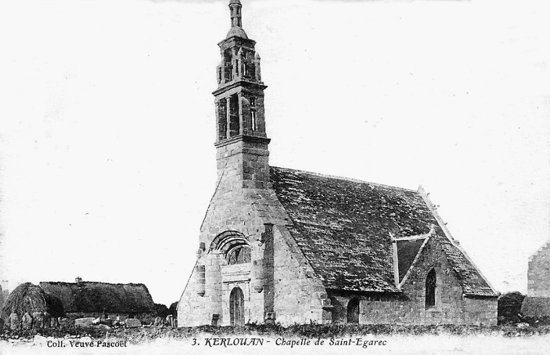 Chapelle de Saint-Egarec  Kerlouan (Bretagne).