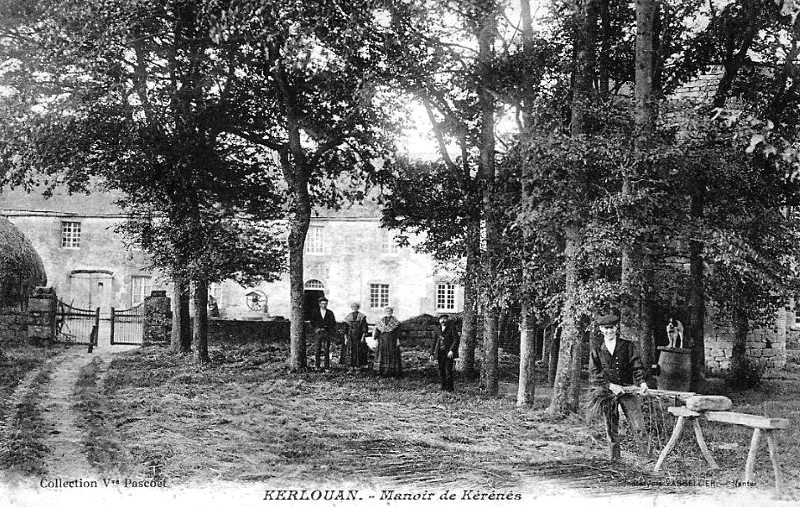 Manoir de Kerns ou Kernez  Kerlouan (Bretagne).