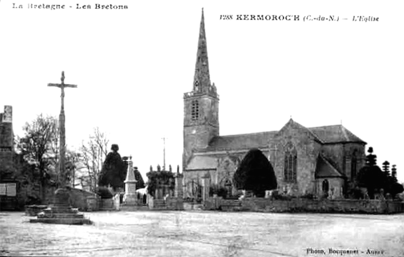 Ville de Kermoroc'h (Bretagne) : glise.