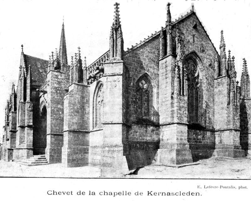 L'église ou Chapelle de Kernascleden (Bretagne)