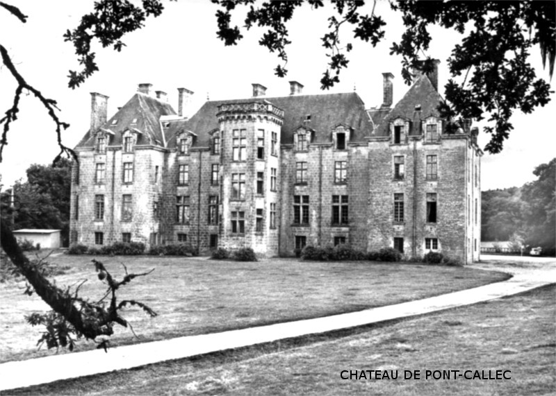 Chteau de Pont-Callec  Kernasclden (Bretagne).